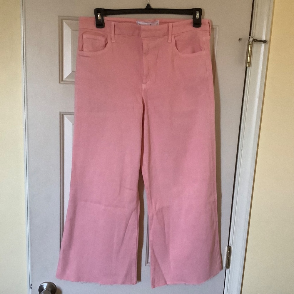 Frank & Eileen Galway Wide Leg Cropped Jeans Taffy SZ 32/12 - Picture 3 of 15
